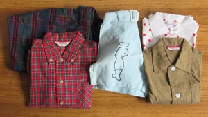 Lote De Colección 5 Camisas Ropa Niños Mono Mameluco 1950-1960 - Imagen 1 de 21