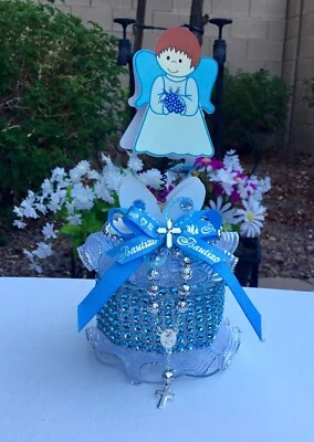 12 Recuerdos de Bautizo/minicentro de mesa /Baptism favor  — 第 1/4 张图片