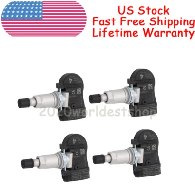 4pcs Tire Pressure Sensor 433MHz For Nissan Rogue Altima Infiniti 40700-3VU0A  - Image 1 of 4