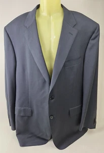 Canali Men's Navy Blue Wool Sports Coat Jacket Blazer Size 60 L EU/ 50 US 13290 - Picture 1 of 6