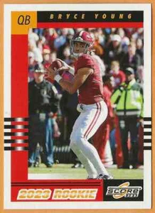 2023 Score Bryce Young 2003 Thowbacks #1 RC Carolina Panthers Alabama - Picture 1 of 2
