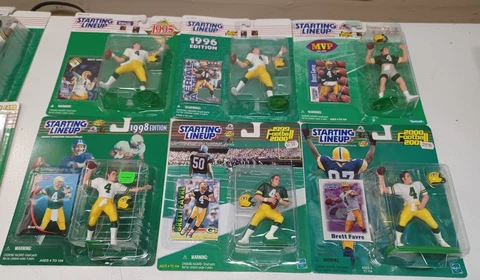 1995 96 97 98 99 2000 SLU BRETT FAVRE Green Bay Packers Figure Starting Lineup Cover