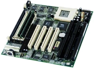 Mainboard TMC AI5VP-1.00 Socket 7 SIMM DIMM PCI ISA - Image 1 of 2