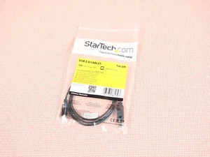 StarTech 3.3ft (1m) USB-B to USB-C Cable Data Cord USB 2.0 USB-C Data Transfer - Picture 1 of 6