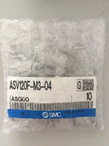 1Bag/10pcs New SMC ASV120F-M3-04 Speed Exhaust Control Valve Fittings - Picture 1 of 1