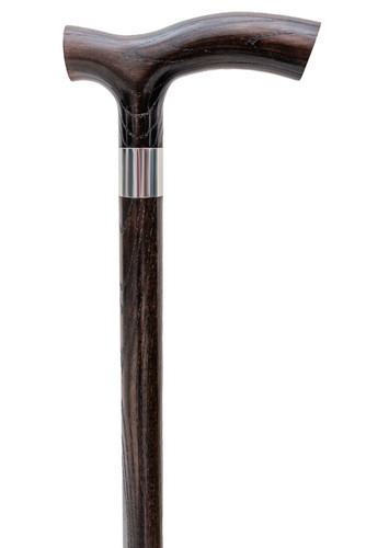 Canne De Marche En Bois Dr Watson Fritz - Longueur 94 Cm - Poignée Ergonomique - Fait Main En Ukraine - Neuf