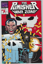 Punisher: War Zone (1992 series) #1 in VF+ signed by Chuck Dixon