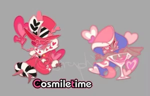 Spilla distintivo metallo Hazbin Hotel Velvette Valentino collezione anime cosplay YZ - Foto 1 di 3