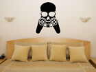 Crâne de joueur - Xbox Ps Playstation Wii autocollant art mural photo décoration
