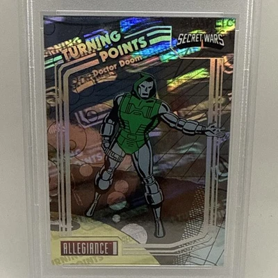 2023 Upper Deck Marvel Secret Wars Dr Doom Turning Points SSP #TP-11 PSA 10 - Image 1 of 4