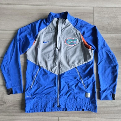 Chaqueta Florida Gators Para Hombres Grande NCAA Nike Dri-Fit Hyper Elite Ventilada Simulación Azul Foto 1 de 4
