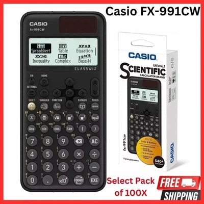 Casio ✅ FX-991CW Advanced Scientific Calculator A/AS Level Maths 540+ Funcs