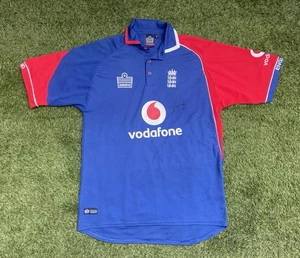 England Cricket 2006 Admiral Vodafone shirt signed Kevin Pietersen medium - Picture 1 of 7