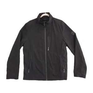 Tumi T-Tech Packable Hooded Jacket Men's M Black Softshell Windbreaker Travel - Picture 1 of 24