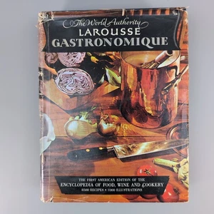 Larousse Gastronomique Cookbook 1961 VTG 1st American Book Club Edition HC DJ - Picture 1 of 11