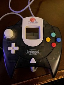 Sega Dreamcast Translucent Smoke Black Controller Authentic HKT-7700 MILLENNIUM