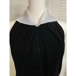 Vintage Elegant Made in the USA Union Tag Anne Klein II Velvet Vest/Top Size 12 - Picture 1 of 15