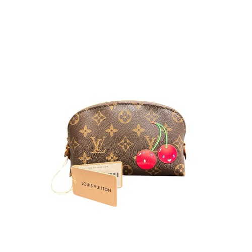 LOUIS VUITTON（LV） Louis Vuitton x Takashi Murakami pochette cosmetica PM ciliegia