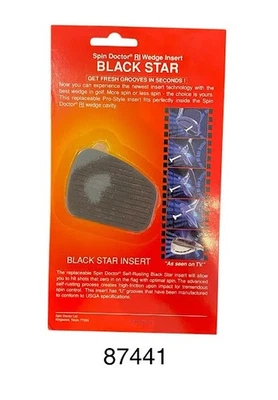 Spin Doctor RI Golf Wedge Insert Black Star 87441 - Image 1 of 3