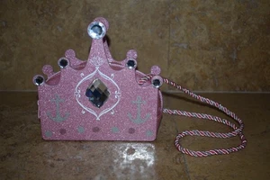 Disney Cruise Line Handtasche Royal Court Royal Tea Rosa Pailletten Diamant  - Bild 1 von 10