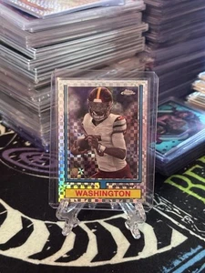 2024 Topps Chrome Jayden Daniels 1974 Refractor Rookie RC X-Fractor #74TF-2 - Picture 1 of 2