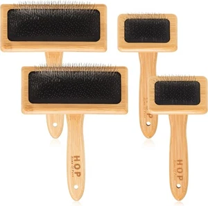 Rtteri 4 Stück Holz Wolle Carder Hand Carder Slicker Pinsel Kardieren... - Bild 1 von 7