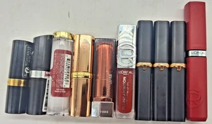 Lipstick & Lip Oil Bundle – L'Oréal, Revlon, Maybelline – 10 Pc Set NEW - Picture 1 of 3
