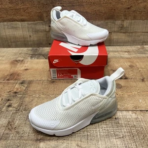 Kleine Kinder Nike Air Max 270 weiß/metallic silber/weiß (AO2372 103) - 12 C - Bild 1 von 7