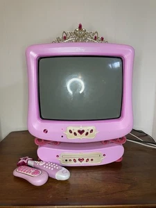 Rosa Disney Princess 13 Zoll TV/DVD Combo & 2 Fernbedienungen P1310ATV BESCHREIBUNG LESEN. - Bild 1 von 24