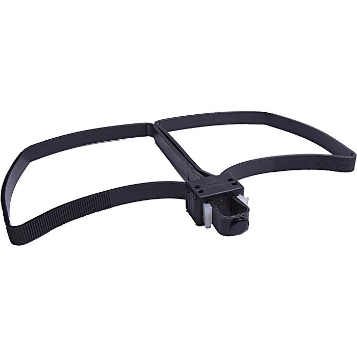 UZI Flxc-b Black Flex Cuffs Foldable Disposable Double Cuff Restraint