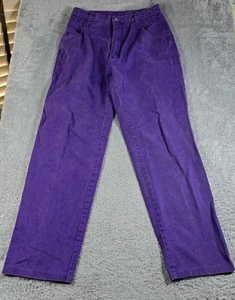 VTG Women's Roper Bright Purple Jeans Size 15 90s High Waisted - Picture 1 of 7