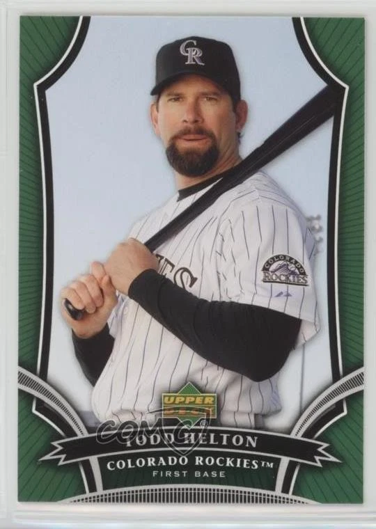 2007 Upper Deck Holiday Inn Hotel Issue Todd Helton #31 HOF - Image 1 of 2