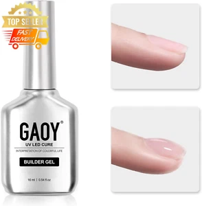 Clear Builder Gel 16ml Nail Extension Hard Gel UV Gel Soak Off - Picture 1 of 12