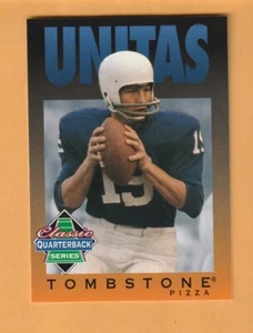 Johnny Unitas Baltimore Colts 1995 Tombstone Pizza #12 Louisville Cardinals 7O - Imagen 1 de 2