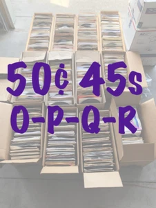50¢ 45s - Mixed Genres & Years - VG - NM Flat $5.00 Shipped -Buy 2 Minimum -OPQR - Picture 1 of 363