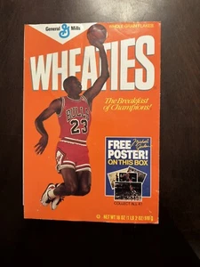 Michael Jordan Wheaties Poster Look At Condition Flawless 90’s Era - Picture 1 of 5