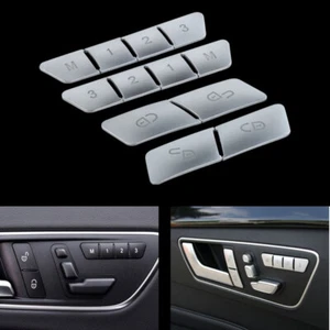 Cubierta de botones con memoria para asiento de coche apto para Benz A B E GLA CLA GLK GLE CLS ML - Imagen 1 de 8