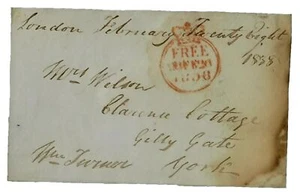 RARE! “High Sheriff Of Cheshire" William Turner Blackburn Hand Signed Free Frank - Picture 1 of 1
