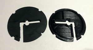 Beveled Central Machine Scroll Saw Inserts - Set of TWO - Picture 1 of 5