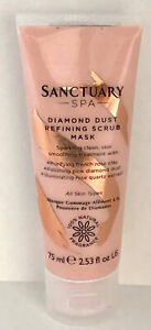 Sanctuary Spa Diamond Dust Refining Scrub 75ml VEGAN Cleanse Soften illuminate
