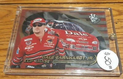 DALE EARNHARDT JR 2000 PRESS PASS PREMIUM-CUP CHASE CHOICE INSERT-NASCAR CARD CC - Image 1 of 4