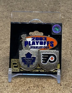 2003 Stanley Cup Playoffs Toronto Maple leafs VS Philadelphia Flyers PIN NHL - Picture 1 of 2