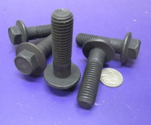 Flange Cap Screw Bolt, Steel 10.9 Metric, PT, M14 x 2 x 50 mm Length, 5 Pc - Picture 1 of 12