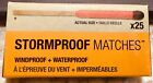  UCO Stormproof Windproof Waterproof Survival Matches 25-Pack w/2 Extra Strikers