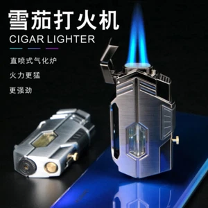 ✅Free Name engrave✅ Gas Lighter ✅Christmas gift✅ Cigars double ✅DOUBLE TORCH✅#46 - Picture 1 of 44