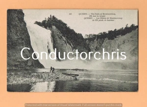 Falls of Montmoreney 276 ft in Height, Quebec Canada Unused Vintage Montmorency - Foto 1 di 2