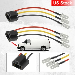 H4 9003 to 3 PIN Adapter for Sealed Beam 5x7" 7x6" 4x6" inch Headlights Harness - Picture 1 of 3