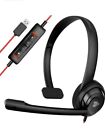 Nubwo Usb Headset With Microphone Noise Cancelling &audio Controls, Super Light,