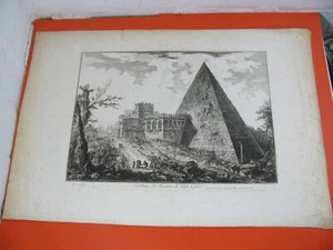 Giovanni Battista PIRANESI 1720 1782 Radierung (E 160) - Bild 1 von 11