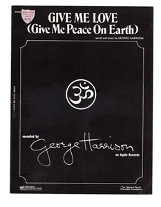 BEATLES (George) ""Give Me Love"" 1973 US Material World 1. Auflage Noten - Bild 1 von 2